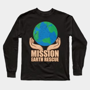 Mission Earth Rescue Long Sleeve T-Shirt